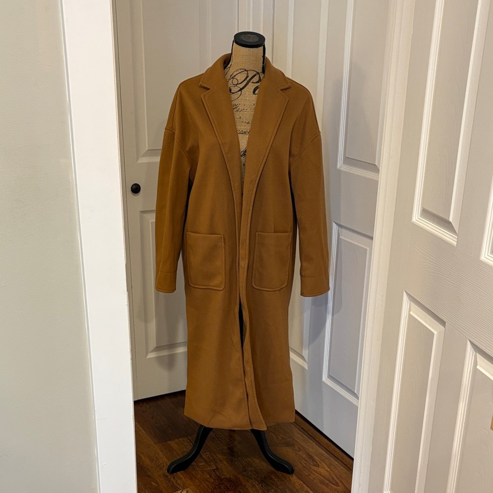 Women’s Tan Long Coat